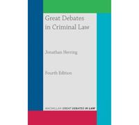 Great Debates In Criminal Law