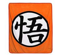 Great Eastern Divertissement Dragon Ball Z Goku Symbole Couvre-lit, Coton, Multicolore