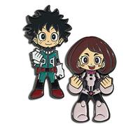Great Eastern - My Hero Academia - Deku and Uravity 2-Piece Pin Set, 2-inches