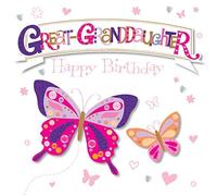 Great-Granddaughter Happy Birthday Greeting Card By Talking Pictures Cards