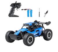 Great-JUNAMT Voiture télécommandée RC Voitures 1:16 Tout-Terrain Monster Truck Phares à LED, Jouet de Voiture RC 20 km/h Cadeau pour Enfants Garçons 3 4 5-12