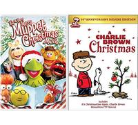 Great Kids Christmas Classics with A Charlie Brown Christmas (50th Anniversary Deluxe Edition) & It's a Very Merry Muppet Christmas Movie 2-DVD Bundle