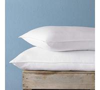 Great Knot Hollowfibre Remplissage Oreillers, Blanc, Lot de 2 (48x74)