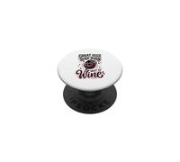 Great Legs Bold Body Must Be Wine Lover PopSockets PopGrip Adhésif