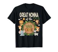 Great Nonna of The Wild One Safari Premier Anniversaire T-Shirt