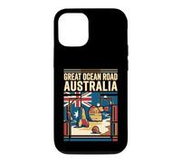 Great Ocean Road Drapeau Australie Graphique de Voyage Vintage Coque pour iPhone 12/12 Pro