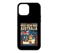 Great Ocean Road Drapeau Australie Graphique de Voyage Vintage Coque pour iPhone 12 Pro Max