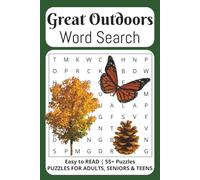 Great Outdoors Word Search: Word Searches with Easy to Read Words about the Great Outdoors, Wilderness, Wildlife and More | 6x9 inches | 120 pages | ... Gifts for Vacation, Holidays and Relaxation