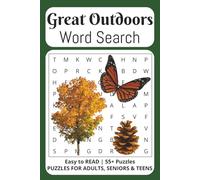 Great Outdoors Word Search: Word Searches with Easy to Read Words about the Nature, Wilderness, Wildlife and More