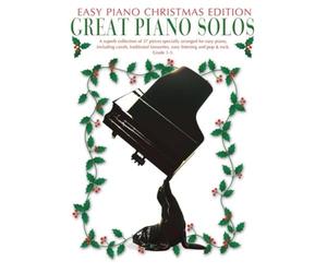 Great piano solos - christmas edition (easy piano edition) piano