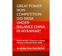 GREAT POWER NON-COMPETITION: DID INDIA UNDER-BALANCE CHINA IN MYANMAR?: Analyzing India’s Response to Chinese Influence in Myanmar (2014-2024)