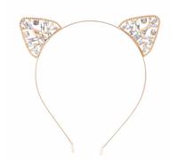 Great Pretenders - Bandeau à cheveux serre-tête chat strass