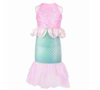 Great Pretenders - Déguisement Enfant - Robe Princesse Sirène Misty - 7-8 Ans