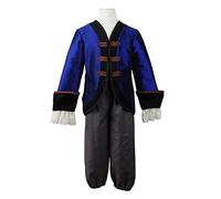 Great Pretenders - Pirate Corsaire-Veste - Pantalon et Chapeau - Taille US 5-6 - Casquettes, Masques et Accessoires de fête - Bleu (65305)