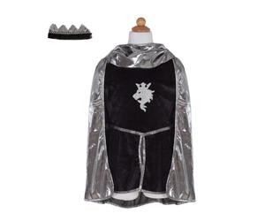 Great Pretenders Set Chevalier (Tunique, Cape, Couronne), Argent, Taille US 5-6