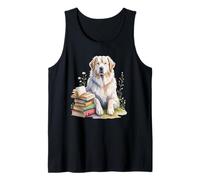 Great Pyrenees Pyrenean Mountain Dog Pyr Book Reading Books Débardeur