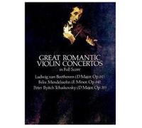 GREAT ROMANTIC VIOLIN CONCERTOS IN FULL SCORE G