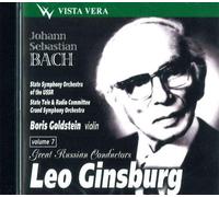 Russian Conductors Vol. 7-Léo Ginsburg/Concerto Brandebourgeois N°1-Toccata, Adagio & Fugue, Bwv564-Passacaglia, Bwv582-Concerto pour Violon N°2