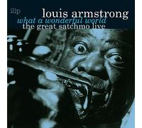 Great Satchmo Live/What a Wonderful World/Vinyle Couleur Myrtilles