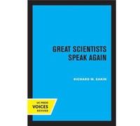 Great Scientists Speak Again by Richard M. Eakin Paperback Book Richard M. Eakin (Auteur)
