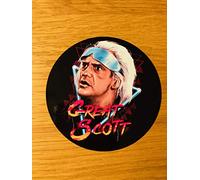Great Scott Mi456 Autocollant Doc Brown Retour in the Future Decal