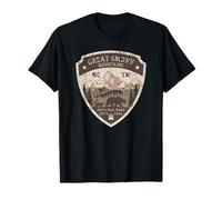 Great Smoky Mountains National Park NC TN Design Vieilli T-Shirt