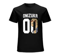 Great Teacher Onizuka Anime GTO Men's Cotton T-Shirt Black Shirt Top Tee L