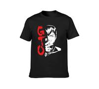 Great Teacher Onizuka Men T-Shirt Printed Camiseta Black Tee Top M