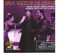 Great Voices of the Opera II - Souzay - Journet - Stracciari - Plancon - Import Allemagne