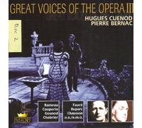 Great Voices Of The Opera III - Cuenod [UK Import]