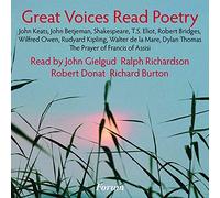 Great Voices Read Poetry. Gielgud, Richardson, Donat, Burton.
