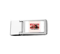 Great Wall Porte-monnaie en acier inoxydable pour propagande éducative Rouge