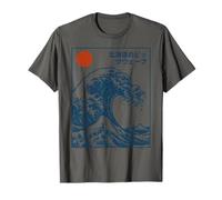 Great Wave Otaku Surfing Vintage Japanese Graphic Tee Men T-Shirt