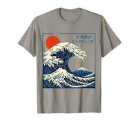 Great Wave Otaku Vintage Japanese Ukiyo-E Ocean Art T-Shirt