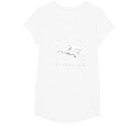 Great White Attitude : féroce prédateur océanique T-Shirt, Fille, Blanc, XS