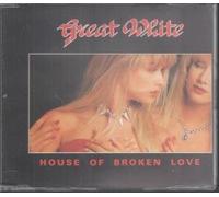 GREAT WHITE - HOUSE OF BROKEN LOVE CD UK CAPITOL 1989 3 TRACK IN PRO STICKERED CASE B/W BITCHES AND OTHER WOMEN MEDLEY AND RED HOUSE LIVE (CDCL562)
