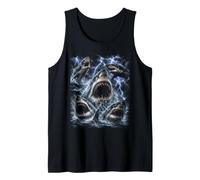 Great White Shark Storm Funny Ocean Animal Marine Graphic Débardeur