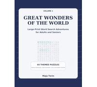 Great Wonders of the World: Large-Print Word Search Adventures for Adults and Seniors