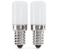 greate 2x Ampoule Frigo LED E14 2W - Ampoules LED E14 pour Frigo, Congelateur, Refrigerateur, Machine a Coudre, Lampe de Sel - Ampoule LED E14 avec 135 Lumens, 6000K & 25.000h de Durée de Vie