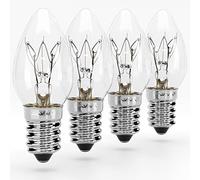 Greate 4x ampoule E14 7W - Remplacement pour lampe de sel, veilleuse - ampoule E14 40 lumens - Bougie