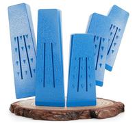 greate 5X Coin abattage en Plastique - résistants aux Chocs, au Gel & antidérapants - 2×20 cm + 3×15 cm - Accessoires forestiers - Set de Coin Eclateur Bois pour elagage