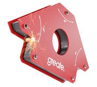 greate aimant soudure 33kg de capacité de charge - Equerre magnetique avec 45°, 90° & 135° - Equerre soudeur robuste à forte adhérence - Accessoires de soudage - Arc aimant de segment