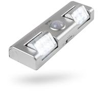 greate Barre lumineuse LED avec détecteur de mouvement à piles - Éclairage d'armoire LED avec détecteur de mouvement et rayonnement lumineux réglable pour armoire, escalier, etc. - Éclairage d'armoire