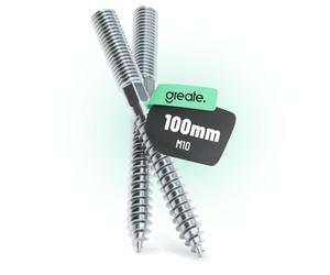 greate Vis tire-fond M10 zinguée 100 mm