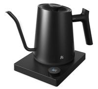 Greater Goods Bouilloire à col de cygne - Bouilloire à café de précision 1200 W, poignée contrebalancée, parfaite pour les versements, noir onyx, 1 l