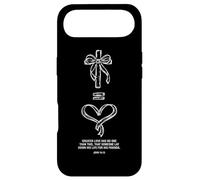 Greater Love Has No One Christian Faith Jésus Cross Worship Coque pour iPhone Air
