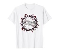 Greater Love Hath No Man Écriture chrétienne Foi Amour T-Shirt