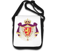 Greater Royal Coat of Arms of Norway Sac à bandoulière Blanc