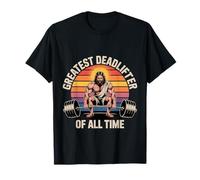 Greatest Deadlifter of All Time Gym Religious Workout - T-Shirt