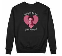 GREATFITS Will You Be My Spider Monkey Twilight Memes Pull unisexe, Noir , XL